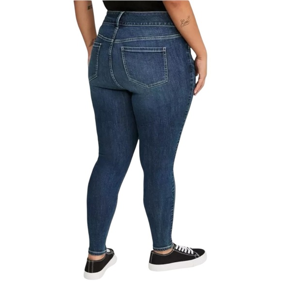 Torrid Super Soft Jegging Skinny High-Rise Jean in Blue Grotto -- Size 26W Reg - Picture 4 of 16